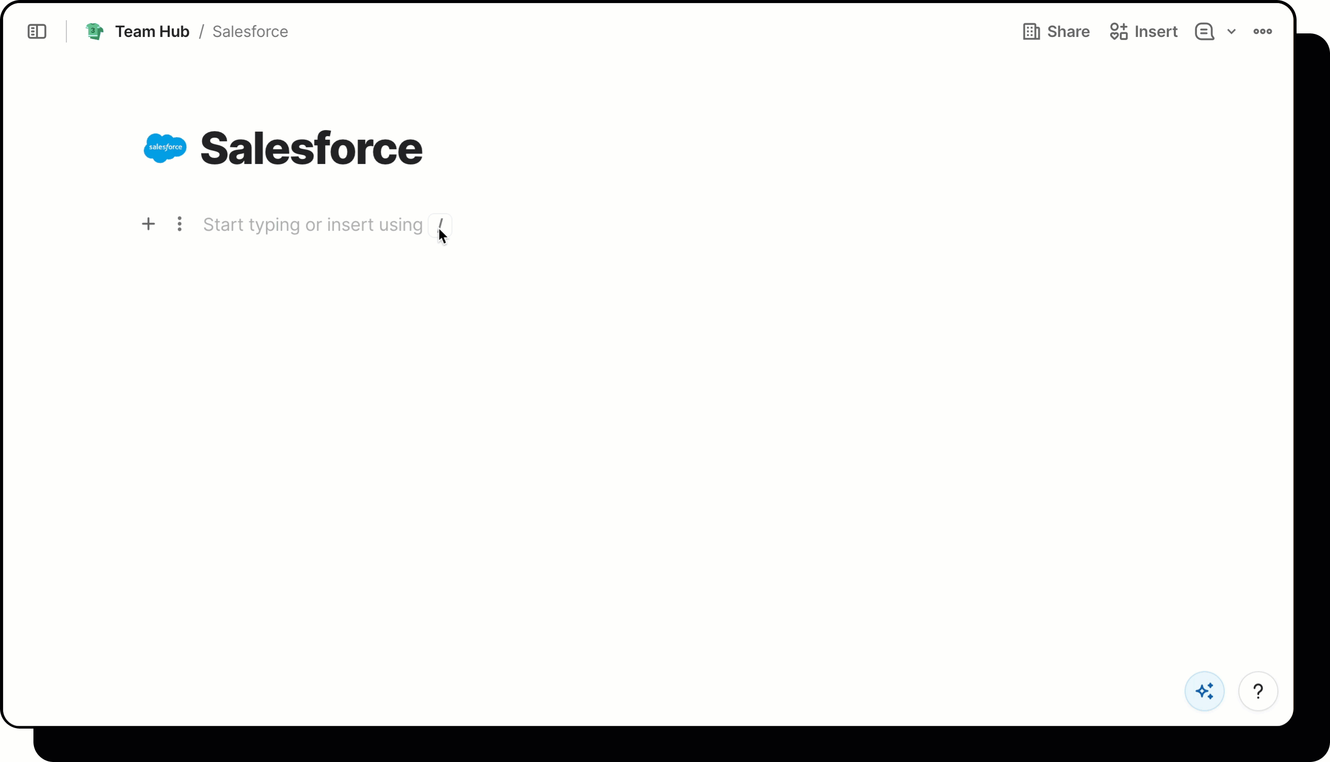 Add the Salesforce Pack to a doc.gif